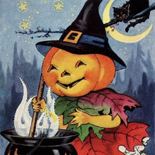 Indlæs billede til gallerivisning Vintage Halloween postkortsæt (24 stk)

