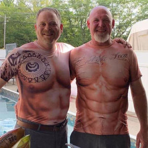 Muskel tatovering T-shirt