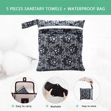 Indlæs billede til gallerivisning Washable sanitary napkins made of bamboo charcoal
