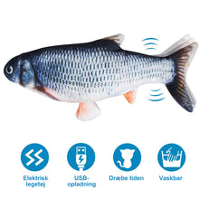 Indlæs billede til gallerivisning Plys Simulation USB-opladning Pet Fish Toy
