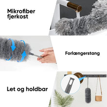 Indlæs billede til gallerivisning Teleskopisk vaskbar buet mikrofiber støvekost
