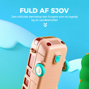 Praktisk drikkedunk i busform
