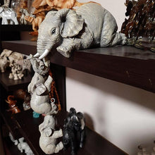 Indlæs billede til gallerivisning Elefant siddende håndmalede figurer
