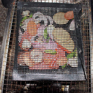 Genanvendelige non-stick BBQ Mesh Grill tasker