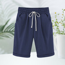 Indlæs billede til gallerivisning Afslappede og behagelige sommershorts med elastisk talje
