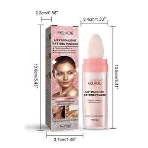 Highlighter makeup-pudderstick
