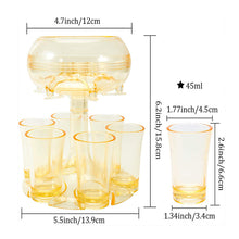 Indlæs billede til gallerivisning Dispenser og holder til 6 shotglas
