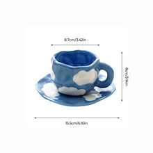 Indlæs billede til gallerivisning Handpainted Flower Ceramic Mug
