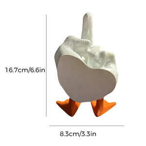Duck you! Harpiksdekoration