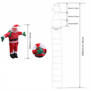 Julestigedekorationslys med julemanden