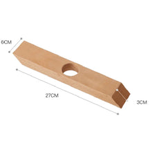 Indlæs billede til gallerivisning Magisk vinflaskeholder i massivt træ
