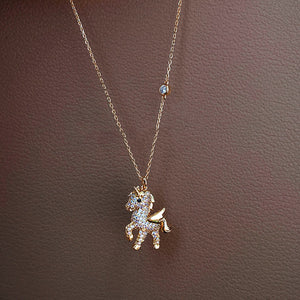 Angel Pony Pendant halskæde