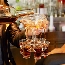 Indlæs billede til gallerivisning Dispenser og holder til 6 shotglas
