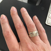 Indlæs billede til gallerivisning Sommerfugle Sølv Spinner Ring

