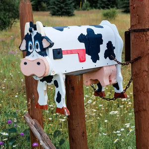 Postkasser i bondegårdsdyr-tema
