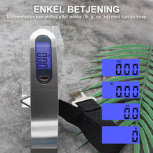 Indlæs billede til gallerivisning Transportabel elektronisk vægt med krog
