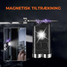Indlæs billede til gallerivisning Magnetisk mini lommelygte til nøgleringen
