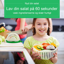 Indlæs billede til gallerivisning Hirundo Upgraded Salad Cutter Bowl, Green
