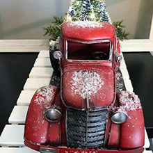 Indlæs billede til gallerivisning Rød bondegårdslastbils- juledekoration
