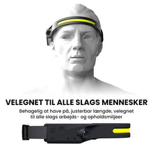 Indlæs billede til gallerivisning USB genopladelig pandelampe

