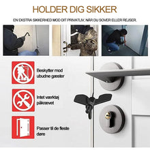Indlæs billede til gallerivisning Bærbar dørstopper til bedre sikkerhed på rejsen
