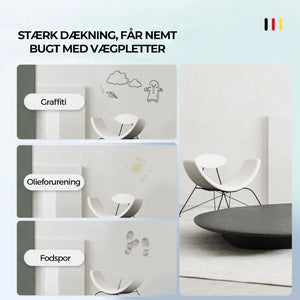 Vægmaling med rullepensel