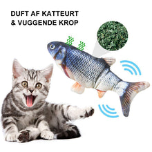 Indlæs billede til gallerivisning Plys Simulation USB-opladning Pet Fish Toy
