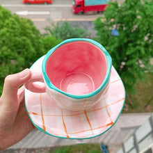 Indlæs billede til gallerivisning Handpainted Flower Ceramic Mug
