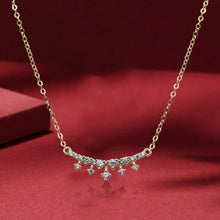 Indlæs billede til gallerivisning Diamant krone kravebenet kæde
