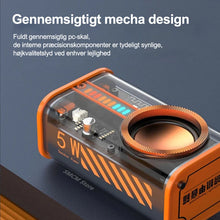 Indlæs billede til gallerivisning Gennemsigtig Mecha trådløs Bluetooth-højttaler
