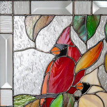 Indlæs billede til gallerivisning Rektangulært fugleophæng til vinduesophæng 🐦
