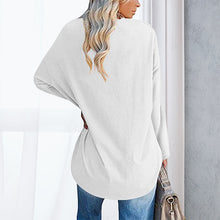 Indlæs billede til gallerivisning Drop Sleeve Bluse med V-udskæring
