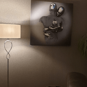 Kærlighed hjerte kunst vægmaleri