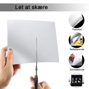 Vægspejls klistermærke