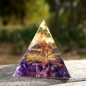 Livets mening Pyramide i harpiks