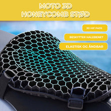 Indlæs billede til gallerivisning Honeycomb 3D åndbar motorcykel sædehynde dækker
