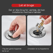 Indlæs billede til gallerivisning Universal pop-up afløbsfilter i rustfrit stål
