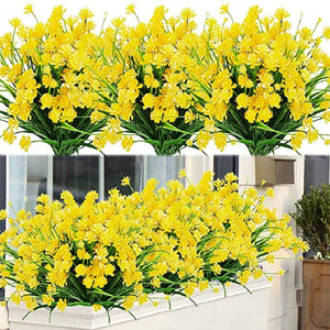 Kunstige udendørs blomster