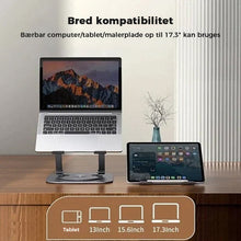 Indlæs billede til gallerivisning Aluminum alloy rotating laptop mount
