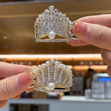 Indlæs billede til gallerivisning Krone- og rhinstens hårklemme
