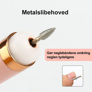 Professionelt manicure-sæt med elektrisk neglemaskine
