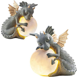 MystiCalls Garden Dragon mediteret statue indsamling