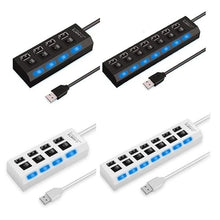 Indlæs billede til gallerivisning USB-hub med flere porte og høj hastighed
