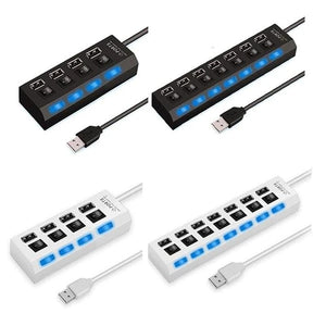 USB-hub med flere porte og høj hastighed
