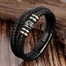 Indlæs billede til gallerivisning Dobbelt  Række armbånd til søn barnebarn og kæreste
