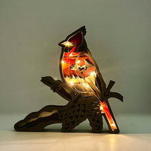 Indlæs billede til gallerivisning Wooden Carved Animal Ornaments (With Lights)
