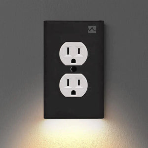 Hirundo Outlet vægplade med LED-natlys