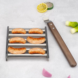 Rullende grillredskab til pølser