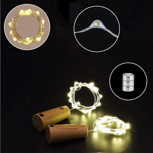 LED flaske lys kork nat lys DIY deco gave