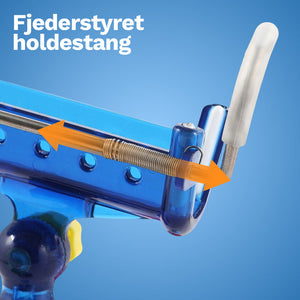 Selvlåsende tårnbeslag til fiskestang
